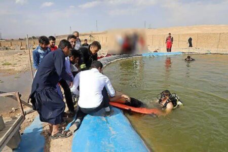 غرق شدن جوان نهاوندی