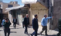 بازدید میدانی دادستان از منطقه پای قلعه